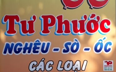 Bảng hiệu quán ốc